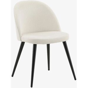 Venture Off White Velour Spisestol - Spisestol Venture Off White Velour Spisestol - Spisestol
