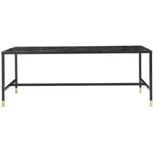 Venture Home Doris Rektangulær Svart Marmor Effekt Bord Venture Home Doris Rektangulær Svart Marmor Effekt Bord