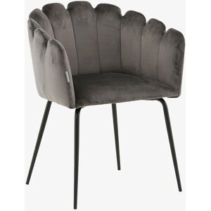 Venture Home Limhamn Fauteuil en Velours Gris - Publicité Venture Home Limhamn Fauteuil en Velours Gris - Publicité
