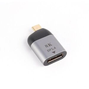 NÖRDIC USB C DisplayPort-muunnin - 8K 60Hz - Tilanharmaa NÖRDIC USB C DisplayPort-muunnin - 8K 60Hz - Tilanharmaa