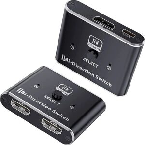 NÖRDIC SGM-215 Video-kytkin - HDMI 8K60Hz 2-in-1 & splitter NÖRDIC SGM-215 Video-kytkin - HDMI 8K60Hz 2-in-1 & splitter