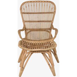 Venture Design Ella Lounge-stol - Naturlig Bambus, Hvit Pute - Lounge Stol Venture Design Ella Lounge-stol - Naturlig Bambus, Hvit Pute - Lounge Stol