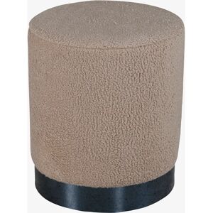 Tabouret Benji beige et noir en Teddy de Venture Home - Mobilier de maison - Publicité Tabouret Benji beige et noir en Teddy de Venture Home - Mobilier de maison - Publicité