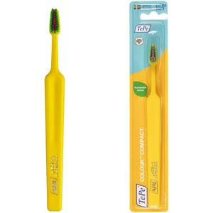 Brosse à dents TePe Colour Compact X-Soft - Jaune Brosse à dents TePe Colour Compact X-Soft - Jaune