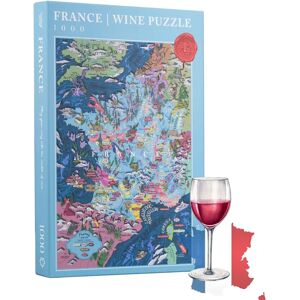 Franskt vinpussel 1000 bitar - Om Franska vinregioner Franskt vinpussel 1000 bitar - Om Franska vinregioner