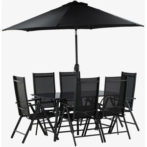 Venture Home Brekki Outdoor Dining Set mit Sonnenschirm Venture Home Brekki Outdoor Dining Set mit Sonnenschirm