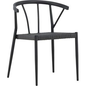 Venture Home Stina Svart Moderne Ute-Stol - Møbler Venture Home Stina Svart Moderne Ute-Stol - Møbler