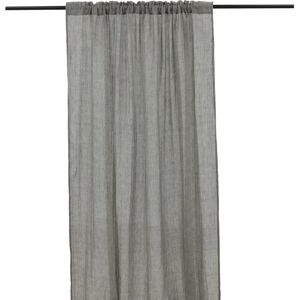 Venture Home Elena Gardiner - 135x240cm - Mørkegrå - Bomuld-Polyester Venture Home Elena Gardiner - 135x240cm - Mørkegrå - Bomuld-Polyester