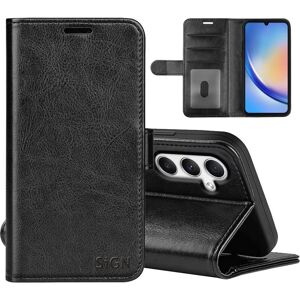SiGN Brieftaschenhülle für Samsung Galaxy A35 - Schwarz SiGN Brieftaschenhülle für Samsung Galaxy A35 - Schwarz