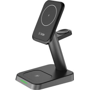 SiGN 3-in-1 15W Wireless MagSafe Ladeständer - Kabelloses Ladegerät SiGN 3-in-1 15W Wireless MagSafe Ladeständer - Kabelloses Ladegerät