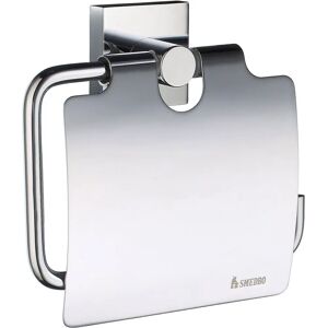 Smedbo House Toilet Paper Holder with Lid - Silver - Toilet Paper Holder Smedbo House Toilet Paper Holder with Lid - Silver - Toilet Paper Holder