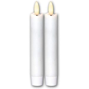 Star Trading HALVAR LED Lys - Hvit, 15cm, Timer, 2 stk Star Trading HALVAR LED Lys - Hvit, 15cm, Timer, 2 stk