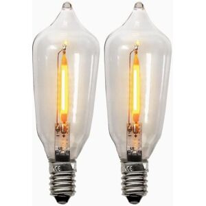 Star Trading LED-glödlampa - 2-pack - Universell, E10 - Inomhus Star Trading LED-glödlampa - 2-pack - Universell, E10 - Inomhus