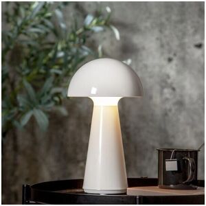 Star Trading Mushroom Hvit Bærbar Oppladbar Bordlampe - Bordlampe Star Trading Mushroom Hvit Bærbar Oppladbar Bordlampe - Bordlampe