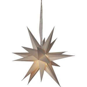 Star Trading Dezember Papierstern Dekorative Figur - Beige Star Trading Dezember Papierstern Dekorative Figur - Beige