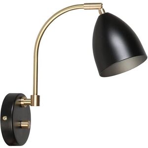 Belid Deluxe Vegglampe - Svart/Bronse Innendørs Dimmbar Belid Deluxe Vegglampe - Svart/Bronse Innendørs Dimmbar