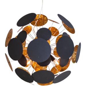 BY RYDENS Pendellampe Planet - Sand sort - 50cm - Moderne design BY RYDENS Pendellampe Planet - Sand sort - 50cm - Moderne design
