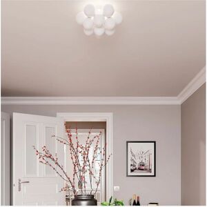 Hvid Glasboble Loftlampe - Loftlys fra Rydens Hvid Glasboble Loftlampe - Loftlys fra Rydens