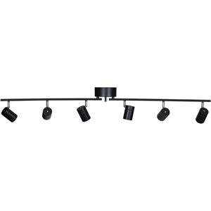 Rydéns Loftlampe - Justerbare 6-spotlights - Sort Rydéns Loftlampe - Justerbare 6-spotlights - Sort