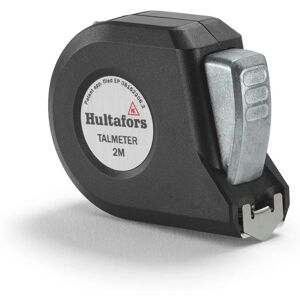 Hultafors TALMETER 2M Tape Measure - Steel, Black & Grey Hultafors TALMETER 2M Tape Measure - Steel, Black & Grey