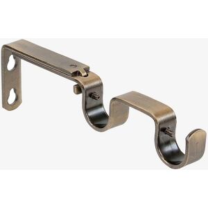 Hasta - Dobbelt gardinstangsbeslag - Antik messing Hasta - Dobbelt gardinstangsbeslag - Antik messing