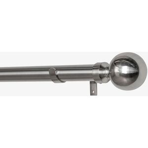 Homeroom Comet Sølv Gardinstang-Sett - Justerbar, Kuleformede Endestykker Homeroom Comet Sølv Gardinstang-Sett - Justerbar, Kuleformede Endestykker