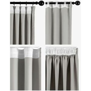 Hasto Modell 250 Grå Fleralternativa mörkläggningsgardin Hasto Modell 250 Grå Fleralternativa mörkläggningsgardin