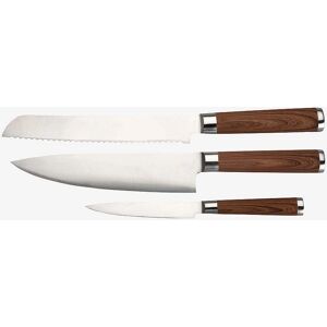Dorre - Knivsett Kasima 3 deler - Sølvfarget - Kjøkkenkniver & tilbehør Dorre - Knivsett Kasima 3 deler - Sølvfarget - Kjøkkenkniver & tilbehør