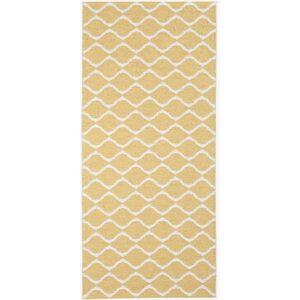 Wave Gul Matte 70x250cm - Vendesbar plastmatte Wave Gul Matte 70x250cm - Vendesbar plastmatte