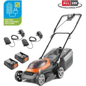 Flymo 970538701 Orange Battery Cordless Lawn Mower Flymo 970538701 Orange Battery Cordless Lawn Mower