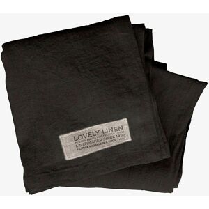 Lovely Linen - Model: Lovely Sängkappa - 290x290 - Mørk grå - Sengetæppe Lovely Linen - Model: Lovely Sängkappa - 290x290 - Mørk grå - Sengetæppe