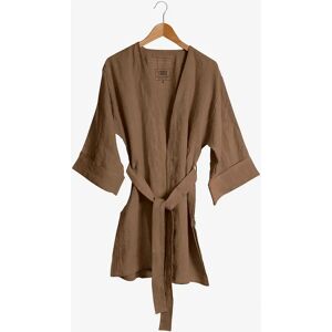 Lovely Linen - Kimono Lovely pestyä pellavaa - Brun - 42/44 Kvinder - Kimono - Europa Lovely Linen - Kimono Lovely pestyä pellavaa - Brun - 42/44 Kvinder - Kimono - Europa