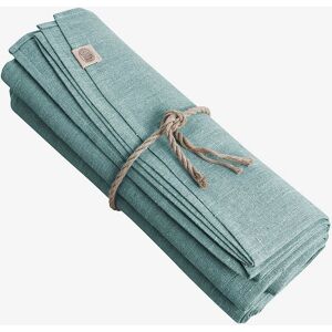 Lovely Linen 170X170 Blå Linned Borddække - Borddække Lovely Linen 170X170 Blå Linned Borddække - Borddække