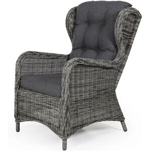 Brafab Rosita Lounge-Stuhl - Grau mit Polstern Brafab Rosita Lounge-Stuhl - Grau mit Polstern