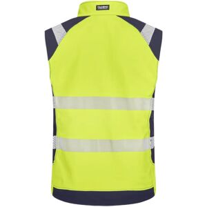 Tranemo Hi-Vis Softshellvest - Gul/Mørkeblå - 4XL - Softshell vest Tranemo Hi-Vis Softshellvest - Gul/Mørkeblå - 4XL - Softshell vest