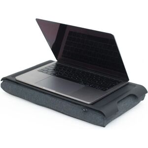 Bosign Mini Laptray Black Plastic with Anti-Slip Coating and Gray Cushion - Laptray Bosign Mini Laptray Black Plastic with Anti-Slip Coating and Gray Cushion - Laptray