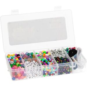 Playbox Perlen-Set - 1900 Bunte Perlen - Kreatives Schmuck & Dekoration Playbox Perlen-Set - 1900 Bunte Perlen - Kreatives Schmuck & Dekoration