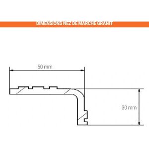 MATISÈRE - 240418/10 - Inox 304 - 50x30mm - Naso gradino MATISÈRE - 240418/10 - Inox 304 - 50x30mm - Naso gradino