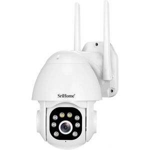 Telecamera di Sicurezza Srihome SH039B - 3MP, WiFi, Sirena, Visione Notturna Telecamera di Sicurezza Srihome SH039B - 3MP, WiFi, Sirena, Visione Notturna