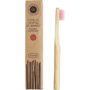 Cepillo de dientes de bambú rosa Irisana Kids - Para niños Cepillo de dientes de bambú rosa Irisana Kids - Para niños