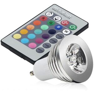 Ampoule LED RGB GU10 3W - Éclairage d'ambiance polyvalent - Publicité Ampoule LED RGB GU10 3W - Éclairage d'ambiance polyvalent - Publicité