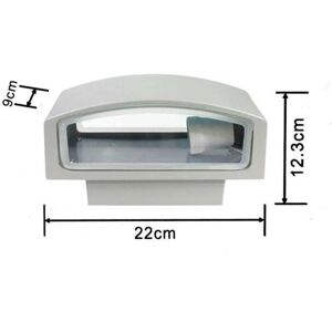 Trade Shop - Lampada da Parete - Grigia - Esterni IP44 Trade Shop - Lampada da Parete - Grigia - Esterni IP44