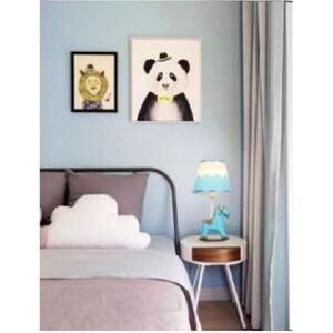 Lámpara de Noche de Caballo de Resina Azul - Decoración para Dormitorio Infantil Lámpara de Noche de Caballo de Resina Azul - Decoración para Dormitorio Infantil