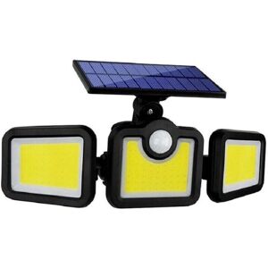 Trade Shop FL-1725B Projecteur LED Solaire avec Capteur de Mouvement - Publicité Trade Shop FL-1725B Projecteur LED Solaire avec Capteur de Mouvement - Publicité
