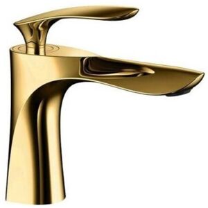 Miscelatore lavabo dorato Trade Shop Traesio - Moderno e Durevole in Ottone Miscelatore lavabo dorato Trade Shop Traesio - Moderno e Durevole in Ottone