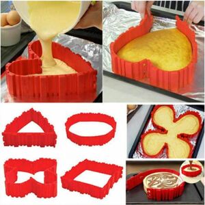 TrAdE Shop Traesio Trade Shop - Set di 4 Stampi in Silicone per Torte TrAdE Shop Traesio Trade Shop - Set di 4 Stampi in Silicone per Torte