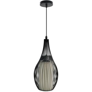 Trade Shop Traesio - Lámpara de Suspensión Ovalada Moderna E27 - Max 60W Trade Shop Traesio - Lámpara de Suspensión Ovalada Moderna E27 - Max 60W