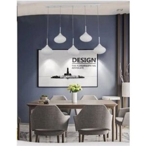 Lámpara de Techo Suspensión - Diseño Moderno 5 Gotas 38W-76W Lámpara de Techo Suspensión - Diseño Moderno 5 Gotas 38W-76W