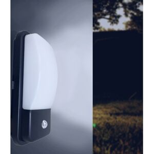 Applique murale LED noire extérieure avec détecteur de mouvement - 20W - Publicité Applique murale LED noire extérieure avec détecteur de mouvement - 20W - Publicité