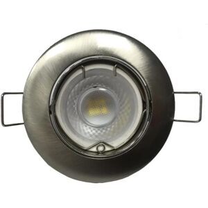 Kit Spot LED GU10 8W Blanc Chaud - SILAMP - Publicité Kit Spot LED GU10 8W Blanc Chaud - SILAMP - Publicité